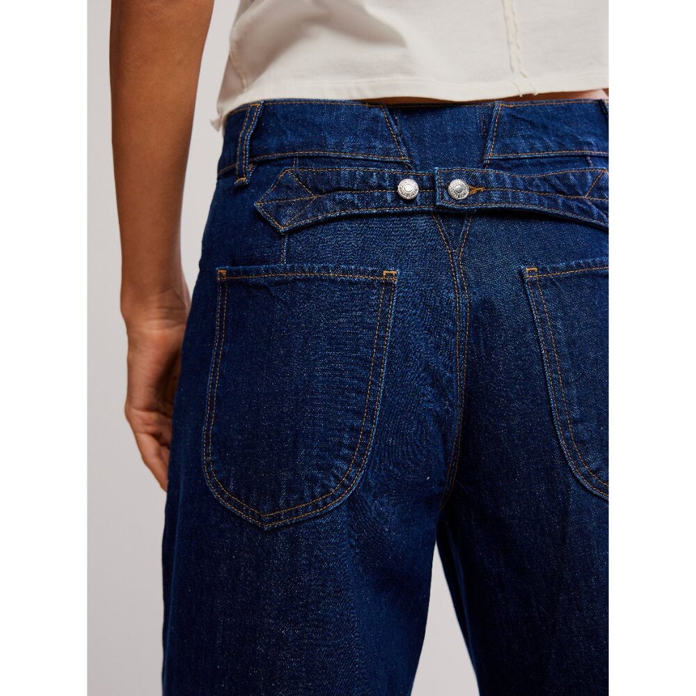 FREE PEOPLE Alia Wide Leg Jeans / Hawthorne - Picture 4 of 6